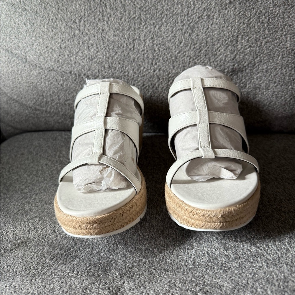 Women's White Espadrille Sandals